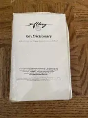 SoftKey Key Dictionary Computer Diskett