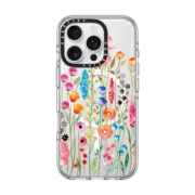 iPhone 16 Pro Clear Case MagSafe Compatible Jardin De Fleurs 2 phone case