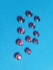 Violet 1506-15 Standard Pearl Snaps Fasteners Prong Ring Snaps (Cap Only)