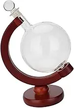 Homoyoyo Whiskey Decanter - Elegant Glass Liquor Dispenser with Pouring Aerator for - Wine and Spirits Barware Present for Home Entertaining and Collectors
