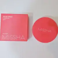 在飛比找樂天市場購物網優惠-韓國 MISSHA 紅絲絨 完美遮瑕 氣墊粉餅 15g [F