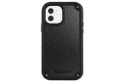 For iPhone 12 Mini Shield Case + Holster Shockproof Durable Black Kevlar Case