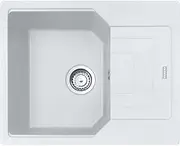 Kitchen Sink Made of Granite (Fragranite) with a Single Bowl from Franke Urban UBG 611-62 - White Polar - 114.0685.256