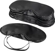 Mudder Blindfold Eye Mask Shade Cover for Sleeping with Nose Pad, 10 Pack