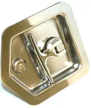 Single Point T-Handle Latch with Blind Studs/Gasket/Cylinder, Keys, Buyers L8816