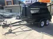 8x5 TANDEM BUILDERS TRAILER | 600mm HIGH TOOL BOX TOP| HIGH SIDES | QLD SPEC.