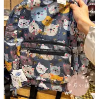 在飛比找蝦皮購物優惠-米菲小舖🍎日本帶回 貓咪背包 後背包 滿版貓咪圖案 輕量背包