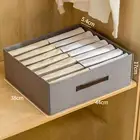 Closet Organizer Dustproof Storing 14 Grids Extra Large Double Row Clothes Pants
