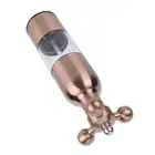 Stainless Steel Pepper Mill Manual Faucet Valve Shape Black Pepper Sea Salt
