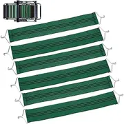 FINGERINSPIRE 6 Pcs Thicken Gravity Chair Belts 15x2Inch Zero Gravity Chair Fabric Reinforced Anti-Crack Belt with Iron Hooks for Reclining Chairs Reinforcement Belt Replacement