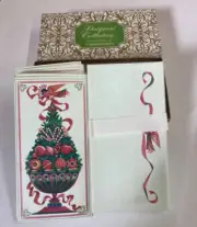 Vintage 12 Christmas Cards 12 Matching Envelopes Avon Series Cheery Christmas
