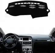 Anti-Slip Mat Dashboard Cover Pad Interior Mat for Audi Q7 4L 2006-2015 Black Dash Mat Dashboard Cover