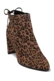 $550 - Stuart Weitzman Lofty Camel Cheetah Suede Bootie Size 6.5