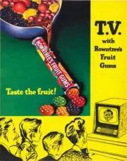 Advertisement For Rowntrees Fruit Gums 1950s era Photo 4