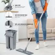 Squeeze Mop Flat Floor Self Cleaning Microfiber Mop Pad, Microfiber Mop Pad