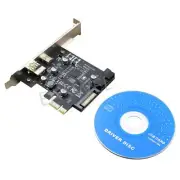 PCI-e To USB3.1 Type-C Expansion Card PCIe To USB 2.4A Fast Charge+19PIN Riser