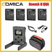 COMICA BoomX-U QUA 24-Channel UHF Wireless Lavalier Microphone for Camera DSLR
