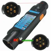 12V 7 Pin Trailer Tester, Socket Plug Car Towing light Circuit plug socket New