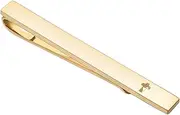 [Asienice] Unique Cross Tie Clips for Men Black Silver Gold Personalized Tie Clip Suitable for Regular Ties Classic And Minimalist Copper Tie Bar Box, 56mm*5mm, Non-Precious Metal, No Gemstone