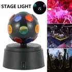 Rotating Disco Ball Lamp Crystal Flash Colour Night Light Birthday Party