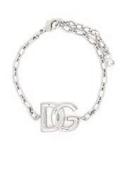 [Dolce & Gabbana] logo-plaque chain-link bracelet