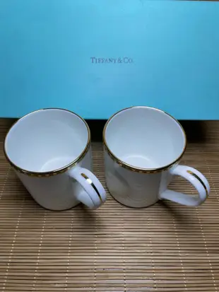 日本tiffany馬克杯 Gold Band 一對