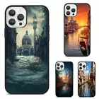 For Samsung S23 S24 S25 FE Plus Ultra Plastic TPU Cover venice italy graphic sky