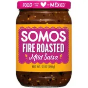Somos Fire Roasted Mild Salsa - Gluten Free & Non-GMO - 12 oz