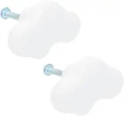 1 Set Decorative Drawer Knob Cartoon Cloud Design Ceramic Cabinet Handle for Rooms Stylish Knobs for Dressers Wardrobes Furniture Renovation