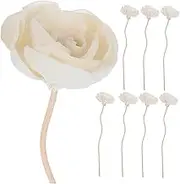 VALICLUD Handmade Aromatherapy Rattan Vines 8pcs Flower Aroma Diffuser Sticks for Home Decor Natural