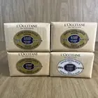 L'Occitane Lot of 4 Verbena & Milk Extra Gentle Soap Bars 250g Full Size France