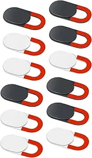 Binxind 12 Pack Slide Ultra Thin Round Laptop Camera Cover Slide Privacy Protection for Computer Pro