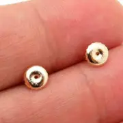 6-Pairs (12) Replacement Screw on Screw Off Earnuts Earrings Backs 14K Yellow Go