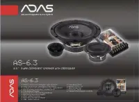 在飛比找Yahoo!奇摩拍賣優惠-高cp值德國ADAS AS-6.3三音路 6.5吋喇叭非MO