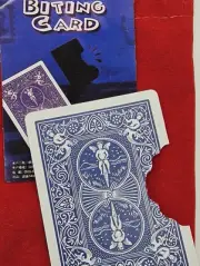 Bite Out Card Magic Trick Close Up Illusion T8