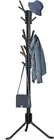 Simplehouseware Coat Rack Stand, 18 Hooks Metal Tree Shaped Coat Stand, Black