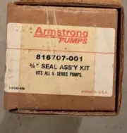 Armstrong pump seal 816707-001 Armstrong Seal Kit 3/4 fits all 6-series