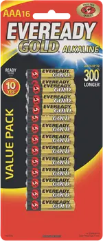 Eveready Gold Battery AAA 16Pk