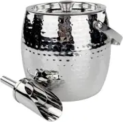 3-QT Insulated Ice Buckets for Parties with Lid and Scoop - Iceberg Anchored Win