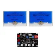 2pcs McIntosh Classic Big Blue DB VU Meter Level Amplifier w/ Driver Board