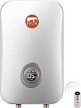FVSTR Mepple Instant Electric Self-Modulating No Standby Losses Under Sink Kitchen Household Shower Hot Water Output (White 7.5 kW)