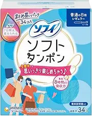 34 Pcs Sophie Soft Tampons Regular