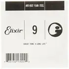 Elixir Electric Guitar / Strings for Acoustic Guitar Plain Steel .009 13009