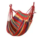 Tree Hanging Swing Chair Handmade Cotton Weave Hammock Foldable Lightweight