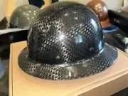 Carbon Fiber Hard Hat ANSI Approved OSHA Real Carbon Fiber Full Brim