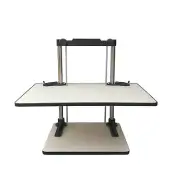 Height Adjustable Standing Desk Sit to Stand Tabletop Monitor Riser Workstation