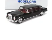 1969 MERCEDES BENZ S-CLASS 600 LWB PULLMAN (W100) BLACK 1:18 SCALE