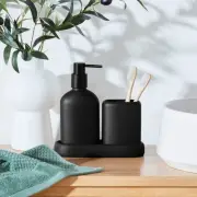 Mason Black Bathroom Accesories