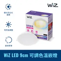 在飛比找PChome24h購物優惠-WiZ LED 9cm 可調色溫嵌燈(PW021)