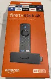 New! Amazon Fire TV Stick 4K Ultra HD HDR Streaming Media Player Sealed
